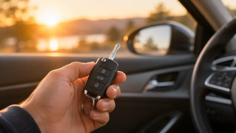 Hand holding a car key at sunset — the cost of losing your license appeal