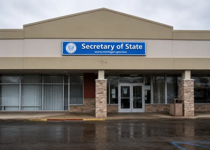 Michigan Secretary of State office where suspended and revoked license sanctions are imposed