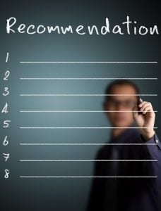 recommendations