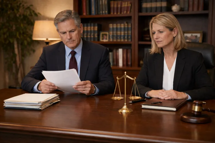 Michigan DUI attorneys reviewing evidence in first offense OWI case